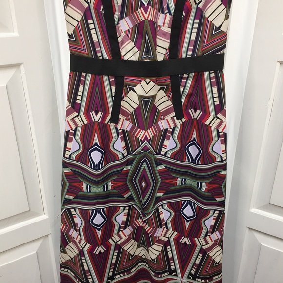 Sabine Colorful Geometric Pattern Maxi Dress - Picture 7 of 16